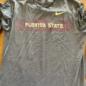 Mens Florida State Nike Dri-Fit Long Sleeve Shirt